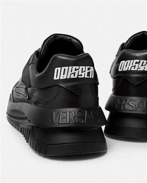 versace odessa sneakers|Versace: Black Odissea Sneakers .